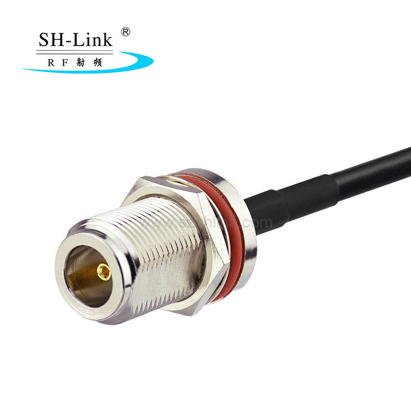 N type waterproof female connector to N type male with RG174 cable